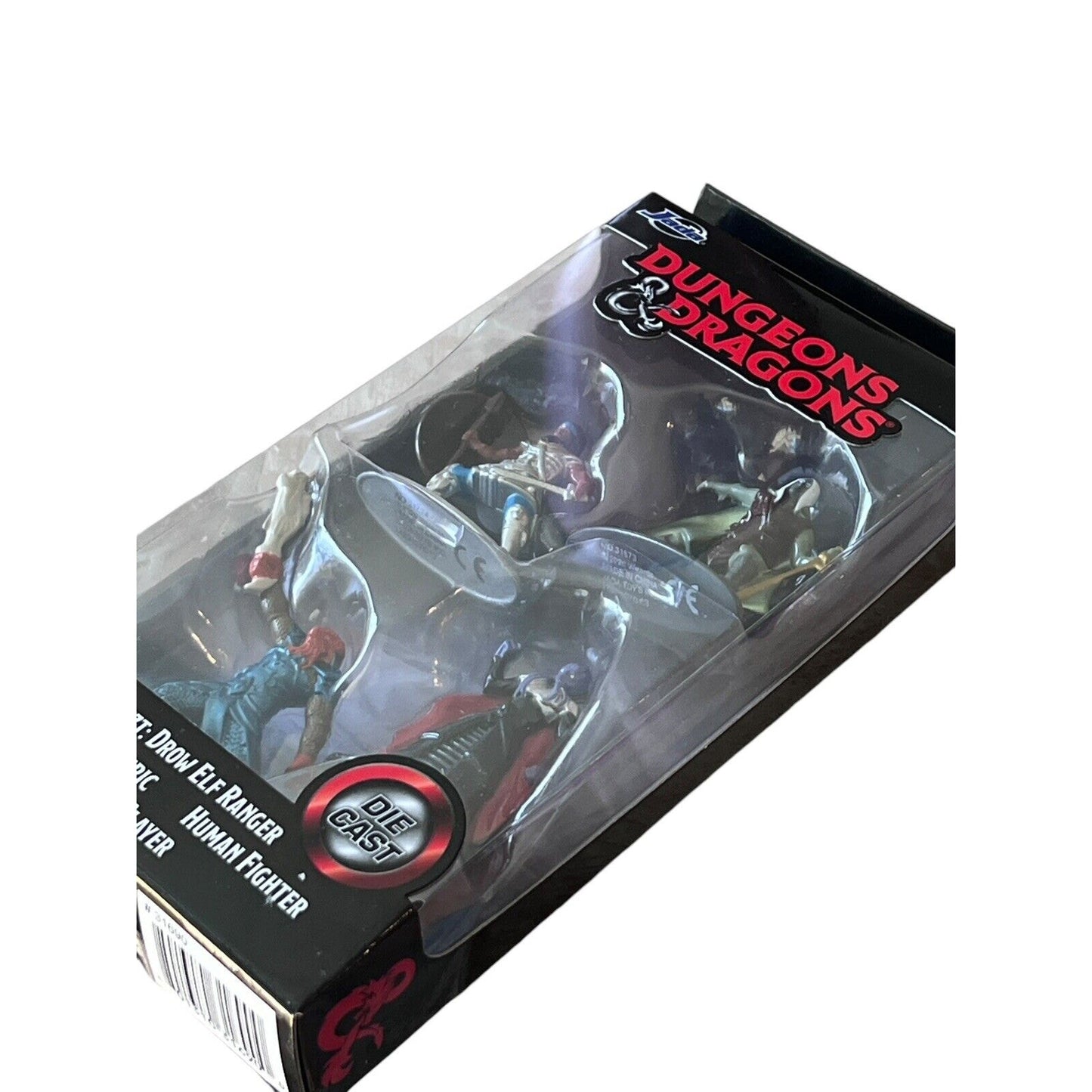 JADA Dungeons & Dragons 4 Die Cast Figures Drizzt, Cleric, Mind Flayer, Human A