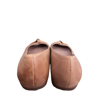 Size 7 N Abeo Terrie Women's Flat Shoes Leather Tan NWOB