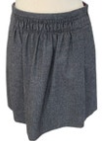 J. Crew Factory Women's Gray Miniskirt Wool Blend Size 14