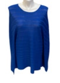 Coldwater Creek Women's Batwing Blouse Top Sheer Pullover Lightweight Metallic