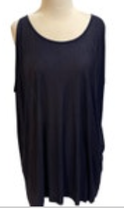 Medium Vince Lightweight Navy Swing Tank Silk Blend Business Classic