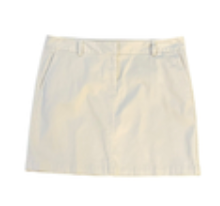 14P NWT Lord & Taylor Khaki Mini Skirt with Pockets