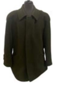 46 Pal Zileri Gruppo Forall Italian made brown wool blend Quilt Lined Overcoat