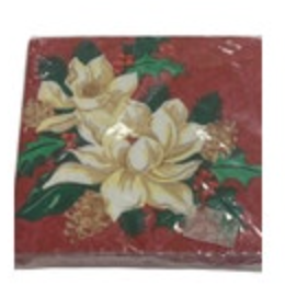 Vintage Paper Art Co. 16ct 3ply Christmas Floral Paper Napkins New Magnolia