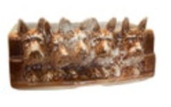 Vintage McCoy Pottery Five Scottie Dogs Rectangle Planter EUC Glazed