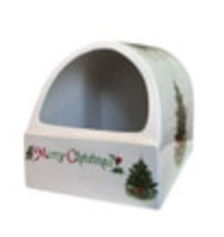 Vintage 60’s 70’s Christmas Greeting Card Holder Mailbox Tree Howard Mold