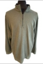 Size 2x Tommy Bahama Mens 1/4 Zip Reversible Sweatshirt Sweater Army Green