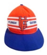 Vintage 80s AJD Florida Gators Trucker Snapback Hat Ball Cap