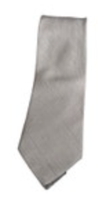 Vintage Hanover Mens Tan Dupioni Silk Tie Classic Solid Dapper Made In USA