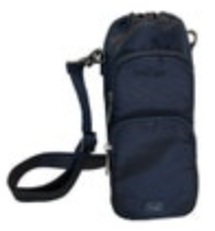 Lug Huggie Convertible Crossbody Bottle Holder Bag Black EUC