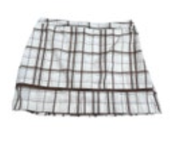 IZOD Perform X Womens Skort SIZE 12 Golf Skort Brown Cream Plaid Multicolor
