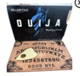 1919-1939 Auth. Vintage/Antique Wooden Ouija Board Planchette w/Box William Fuld