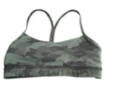 Camo Lululemon Athletic Sports Bra Bralette Women's