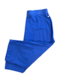 Size 3 (XL) Women’s Zenergy By Chicos Sweatpants Reg Blue Wide Leg Baggy