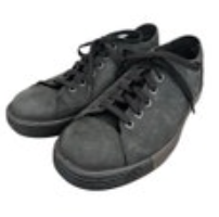 Dr. Doc Martens Farrell Shoes Suede Leather AW004 Men's 12 US M Black Sneakers