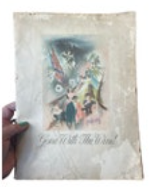 Gone With The Wind 1939 Movie Program Clark Gable Vivien Leigh Souvenir HHP