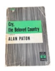 CRY, the BELOVED COUNTRY by Alan Paton! Vintage Scribner Library Paperback