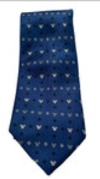 Disney Parks 60" Mickey Mouse Mens Neck Tie Blue 100% Silk