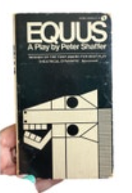 Equus A Play by Peter Shaffer Bard Paperback 1975 Sixth Printing