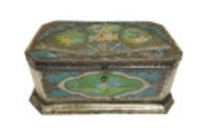 Vintage Artstyle Chocolate Co. Tin USA Boston St Louis Art Deco