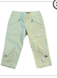 Jamie Sadock Mint Green Capris Golf Tennis Pickleball Size 0 Stretch Pockets
