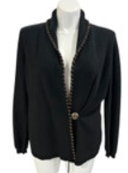 Lauren Ralph Lauren XL Sweater Linen Blend Cardigan Women's One Button L/S