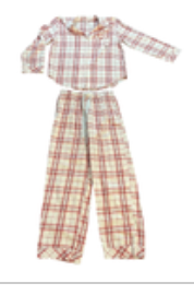 Victoria’s Secret Pajama Set Sz S Pink White Plaid Long Sleeve Logo Label Cotton