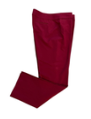 Nine West Women’s Size 10 Burgundy Flat Front Stretch Dress Pants Straight Leg