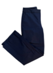 Talbots Womens Pants Trouser Wide Leg Newport Stretch Navy size 12