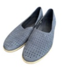 ECCO Felicia Wedge Loafer Slip On Comfort Blue Womens EU 40 US 9