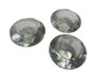 Clear Faceted Crystal Tealight Candle Holders Round Set If 3 3” Diameter