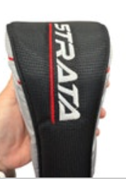 NEW Strata Black/Gray/Red #3 Fairway Headcover