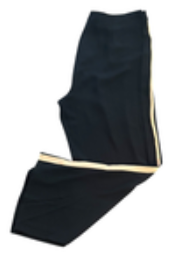 Eileen Fisher Size 16 Black Silk Pants Wide Leg Lagenlook Minimalist Flowy