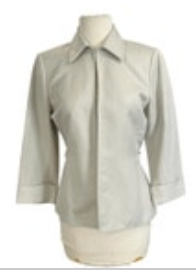 Isabella De Marco Women’s Linen Rayon Blend Cream Blazer Jacket Size 4