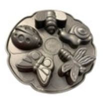 Nordic Ware Garden Bugs Single Cake Pan 3D baking mold Cast Aluminum butterfly