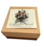 Coldwater Creek Star USA Mixed Metal Pin Brooch 3D New Beaded Accents