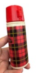 Vintage "Thermos" Avon Ceramic Wild Country Aftershave Bottle Not Empty
