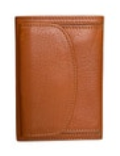 NWOT LEVENGER Leather Key-tainer Wallet Coin Purse Brown Bill Slot