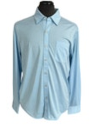 Tommy Bahama San Lucio Stretch Chambray Blue LS NWT M Logo Island Zone