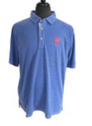 Tommy Bahama Philadelphia Phillies MLB Mens XL Blue Modal Blend S/S Polo Shirt