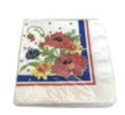 Vintage Poppies Luncheon Napkins 3 Ply NEW Sealed Gibson Made In USA Art Craft
