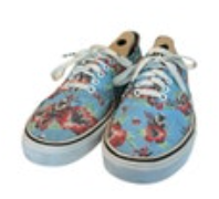 VANS Mens Size 10 Shoes Star Wars x Authentic Yoda Aloha Skater Skate Sneakers