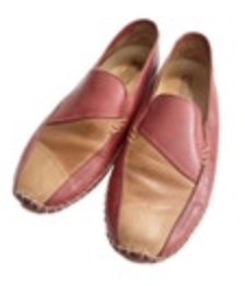 Pikolinos Driving Loafers Flats Women Sz 37 Jerez Shoes Red Brown Moccasin 7 US