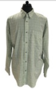 Vintage Wrangler Riata Green Plaid Shirt Mens XL Long Sleeve Button Up