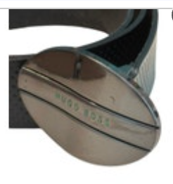 Hugo Boss Oval Buckle Leather Belt 35” To 39” Black Adjustable Preowned