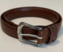 Coach British Tan 32” Belt English Bridle Leather Made in USA 1” Width #5900