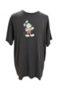 Disney Mickey Mouse Dark Gray Genuine Mousewear T-Shirt XL