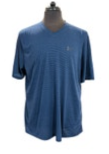 Under Armour Men's Athletic Loose XL Blue/Gray Heather Heat Gear T-Shirt