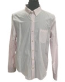 J Crew Slim Fit Mens XL Tailored Pink White Gingham Check Cotton Oxford Shirt