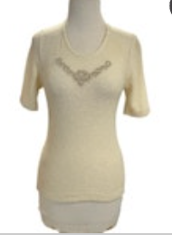 M & S Vintage St Michael cream acrylic Jumper Sweater UK Size 14 US Size Small